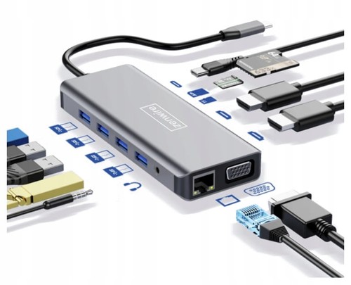Adattatore hub 12w1 usb - adattatore, usb-c